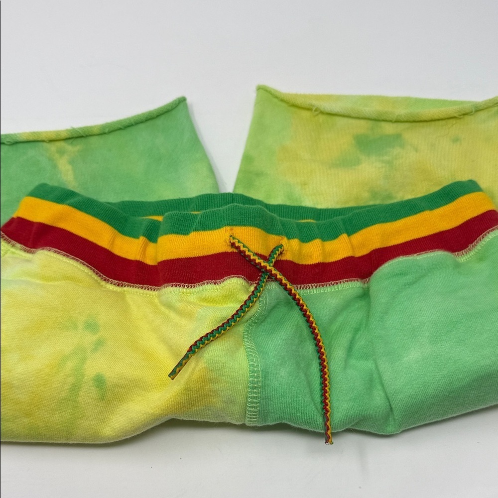 Appaman Green and Yellow Tie-Dye Kids Athletic Shorts NWT size 10 - Picture 6 of 6